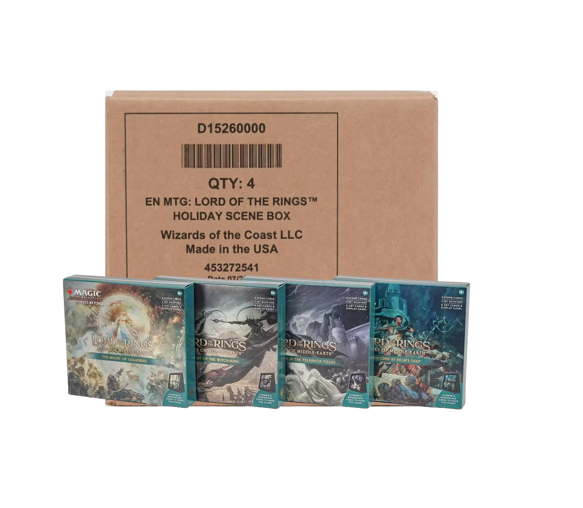 MTG LOTR Holiday Scene Bundle – 4 Sets officiels
