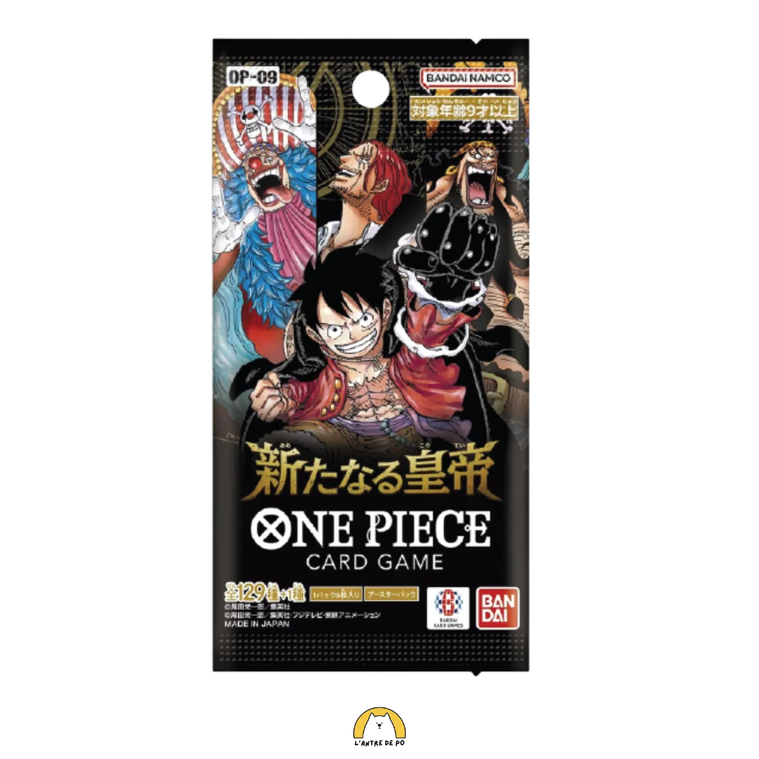 Booster One Piece OP09 Japonais – Cartes TCG disponibles au Maroc sur Collectorshop.ma