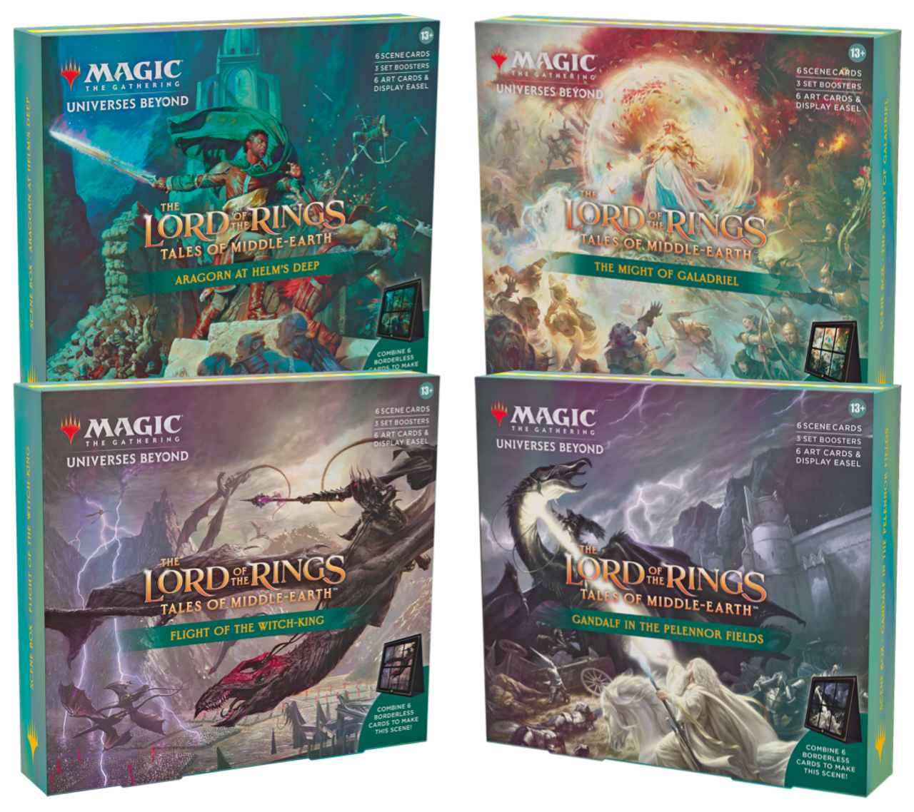 MTG LOTR Holiday Scene Bundle – 4 Sets officiels