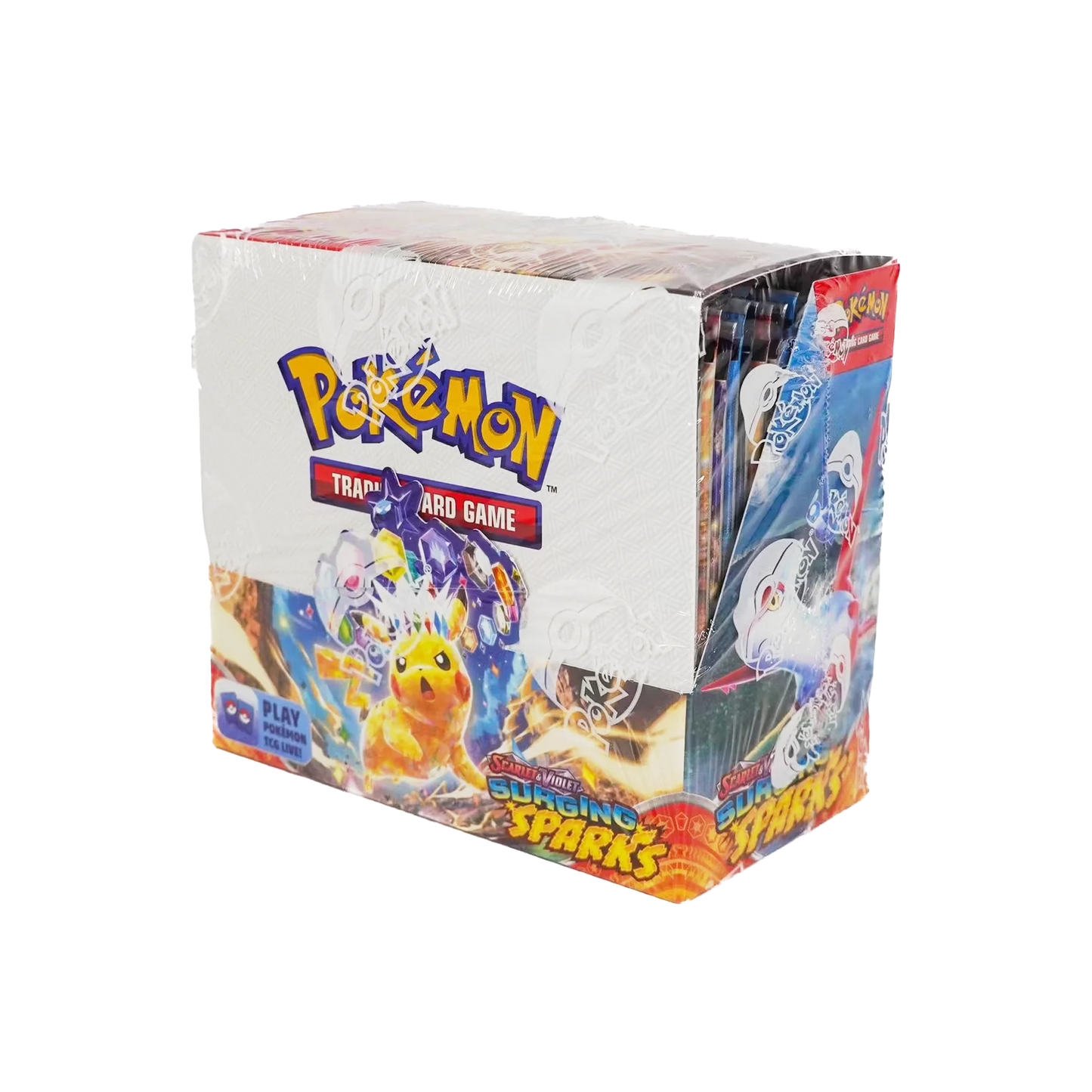 Display Pokémon Surging Sparks ENG – 36 boosters en anglais Scarlet & Violet disponibles au Maroc sur Collectorshop.ma