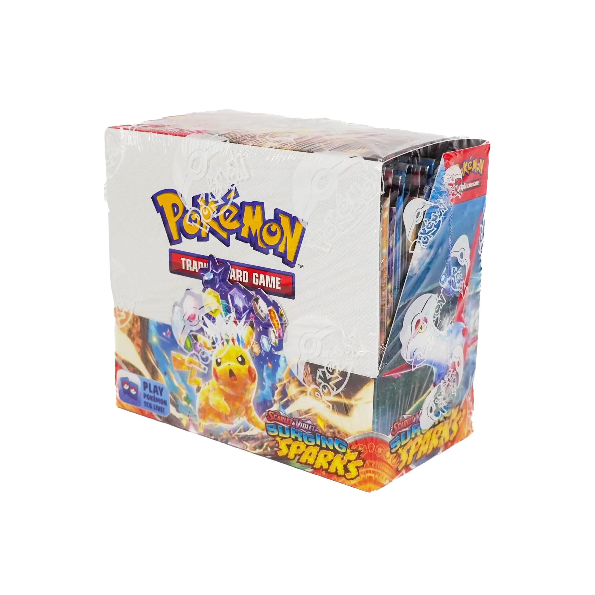 Display Pokémon Surging Sparks ENG – 36 boosters en anglais Scarlet & Violet disponibles au Maroc sur Collectorshop.ma