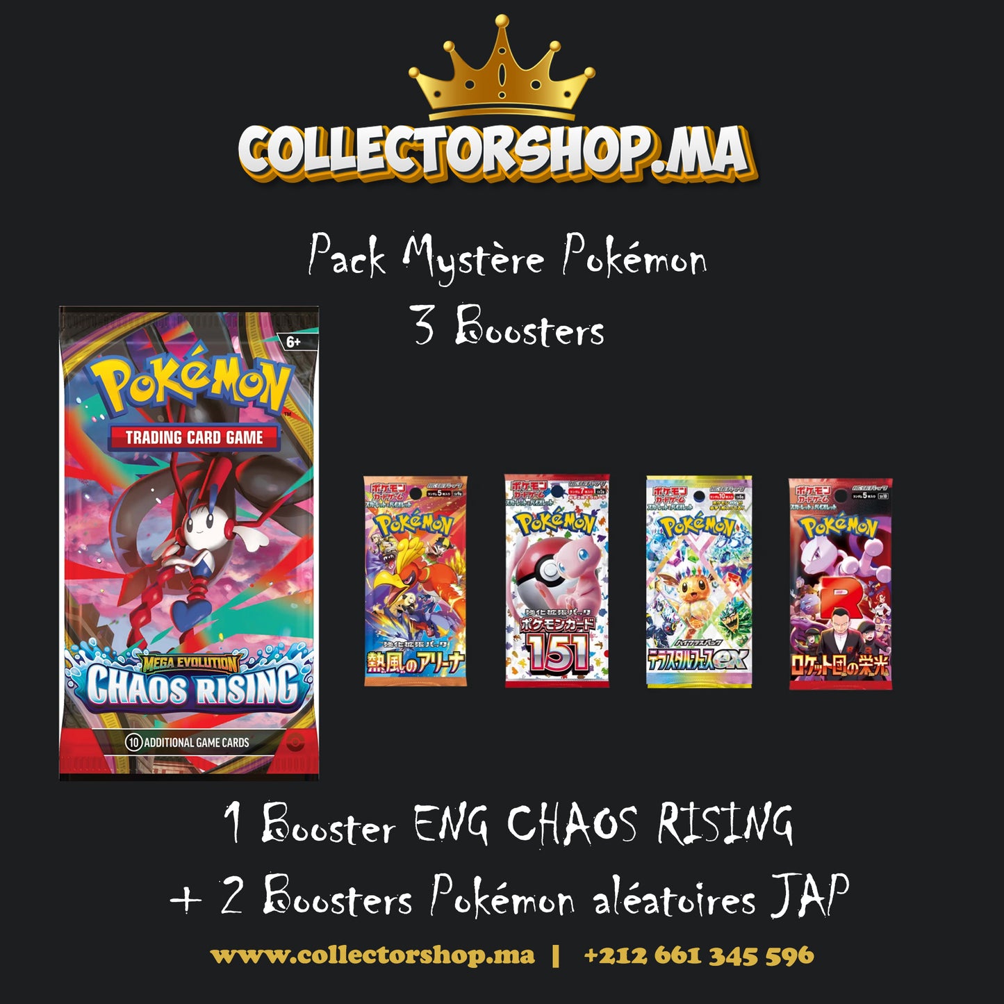 Pack Mystère Chaos Rising ENG | Collectorshop.ma