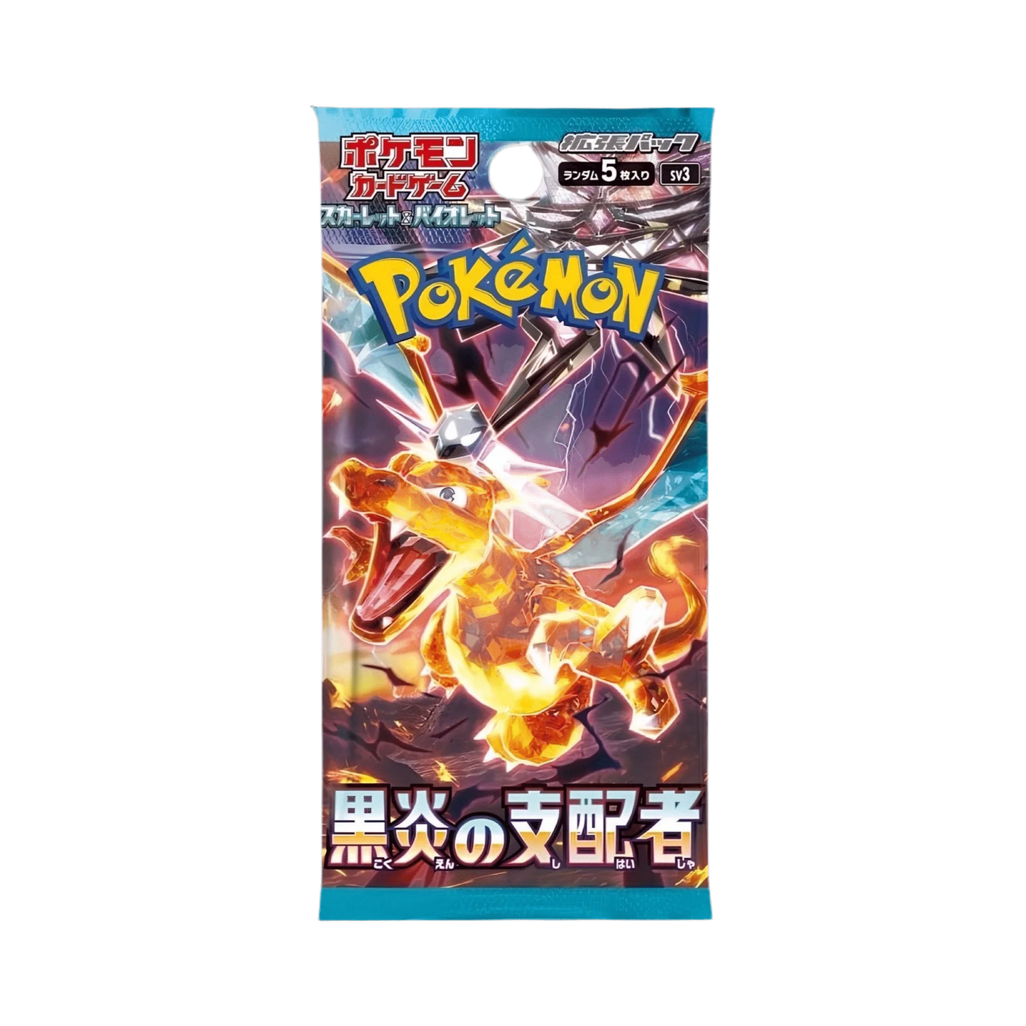 Booster Pokémon Ruler of the Black Flame japonais SV3 scellé Charizard ex Dark-type