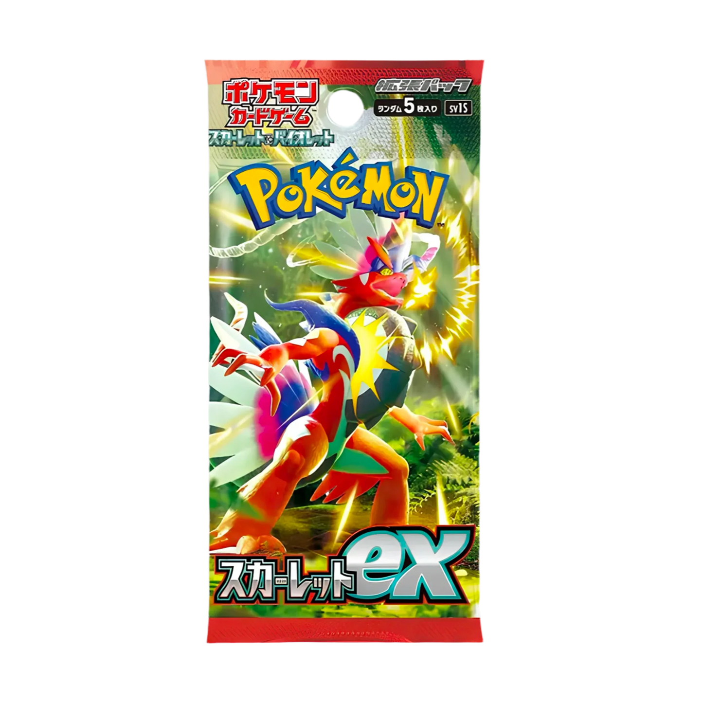 Booster Pokémon Scarlet ex japonais SV1S scellé