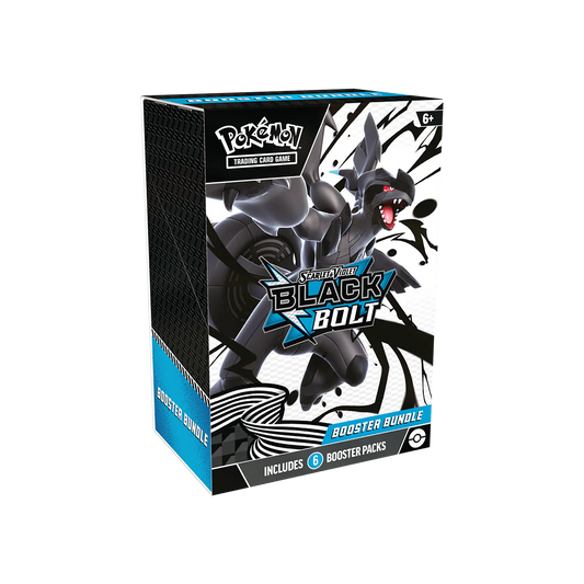 Paquet de 6 Boosters Pokémon Black Bolt – Scarlet & Violet disponible au Maroc sur Collectorshop.ma