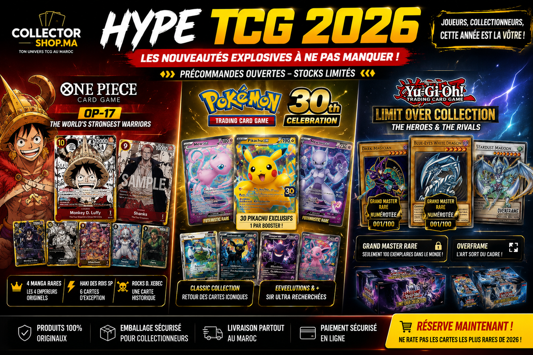 🔥 HYPE TCG 2026 : LES CARTES LES PLUS FOLLES À CHASSER SUR ONE PIECE, POKÉMON ET YU-GI-OH!