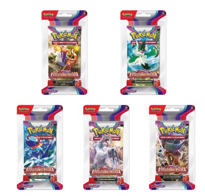 Artset de 5 Booster Blister Evolutions à Paldea - EV02 - Français - COLLECTORSHOP.MA