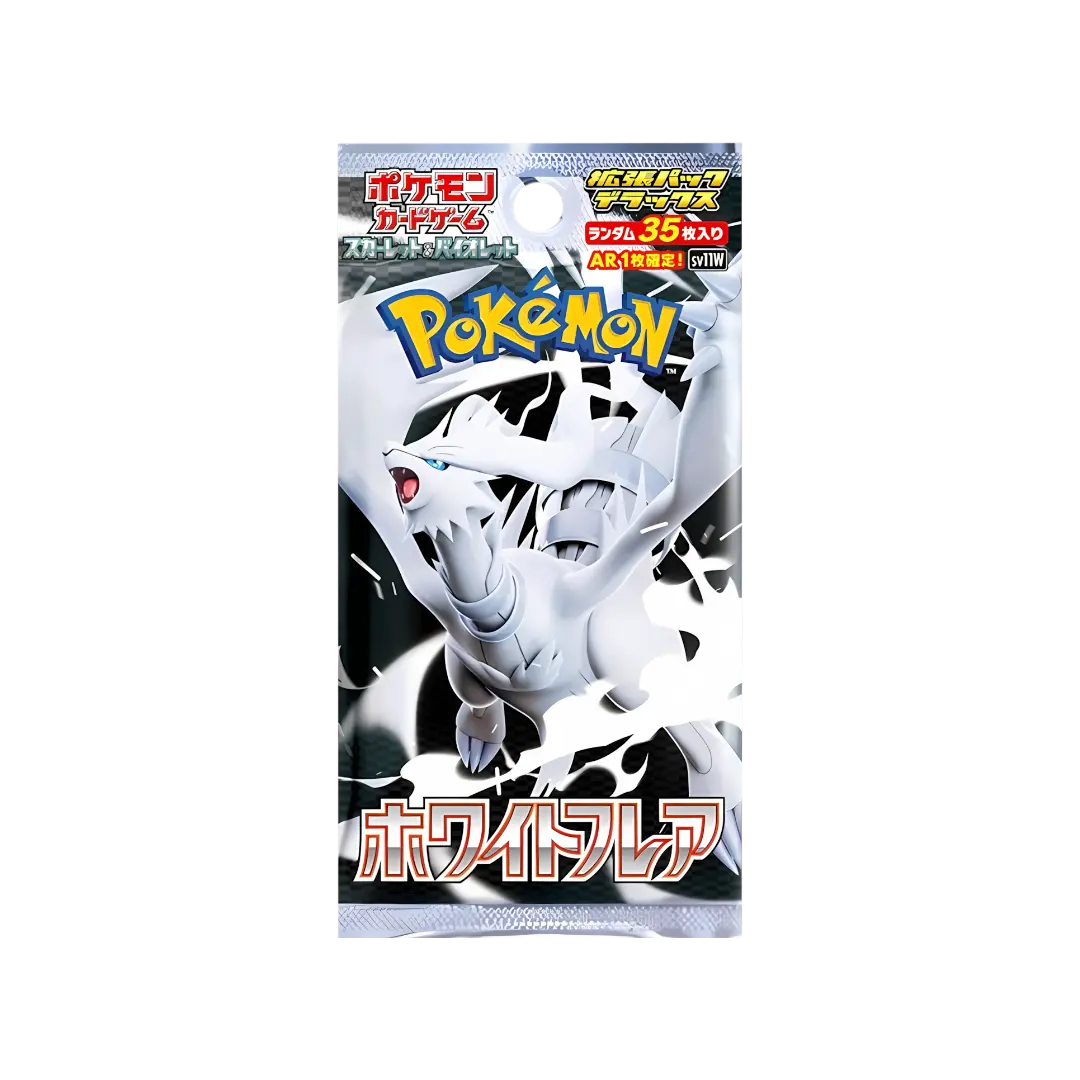 Display Pokémon White Flare Deluxe officiel – 10 boosters de 35 cartes

