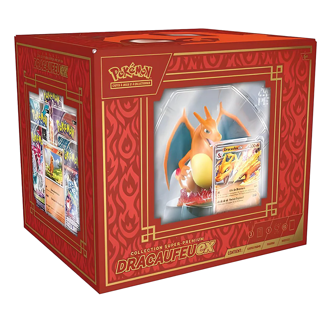 Coffret Pokémon Collection Super-Premium : Dracaufeu ex | CollectorShop Maroc