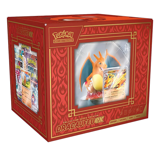 Coffret Pokémon Collection Super-Premium : Dracaufeu ex | CollectorShop Maroc