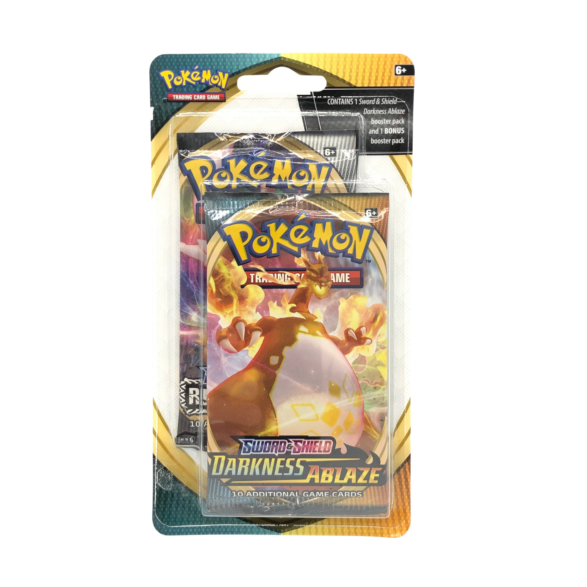Booster x2 Sword and Shield - Darkness Ablaze & Rebel Clash Bonus Pack Blister - Anglais - COLLECTORSHOP.MA
