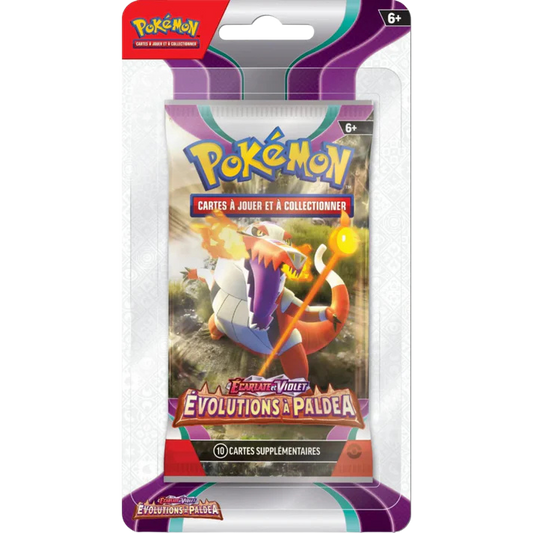Booster Blister Evolutions à Paldea - EV02 - Français - COLLECTORSHOP.MA