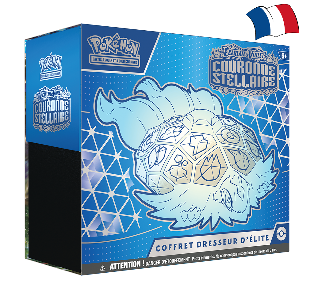 Coffret Dresseur d'Élite Pokémon Couronne Stellaire officiel

