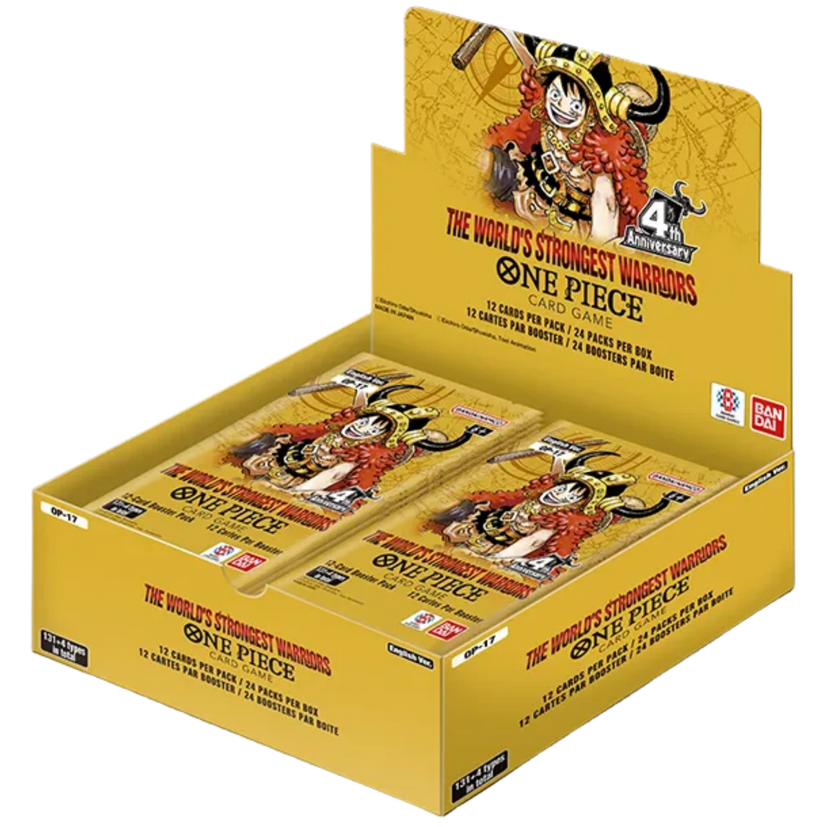 One Piece OP-17 The World’s Strongest Warriors – Booster Box ENG | CollectorShop Maroc