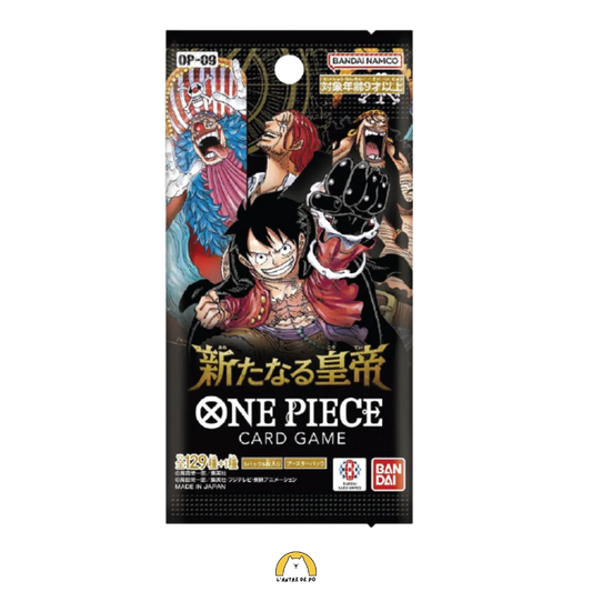 Booster One Piece OP09 Japonais – Cartes TCG disponibles au Maroc sur Collectorshop.ma