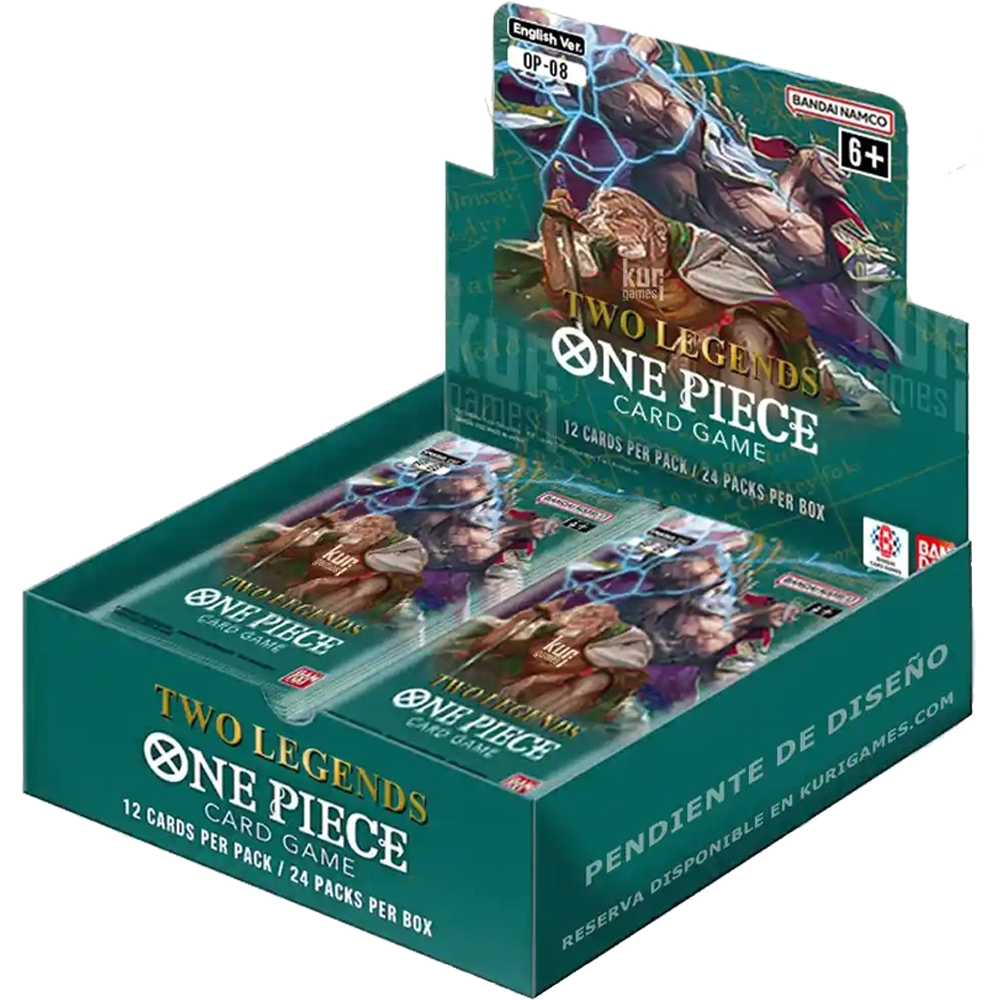 One Piece OP-08 Two Legends Booster Box anglaise One Piece Card Game au Maroc sur Collectorshop.ma