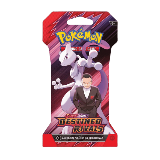 Sleeved Booster Pack Pokémon Destined Rivals officiel

