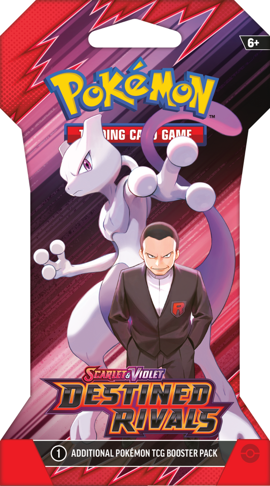 Sleeved Booster Pokémon Destined Rivals officiel

