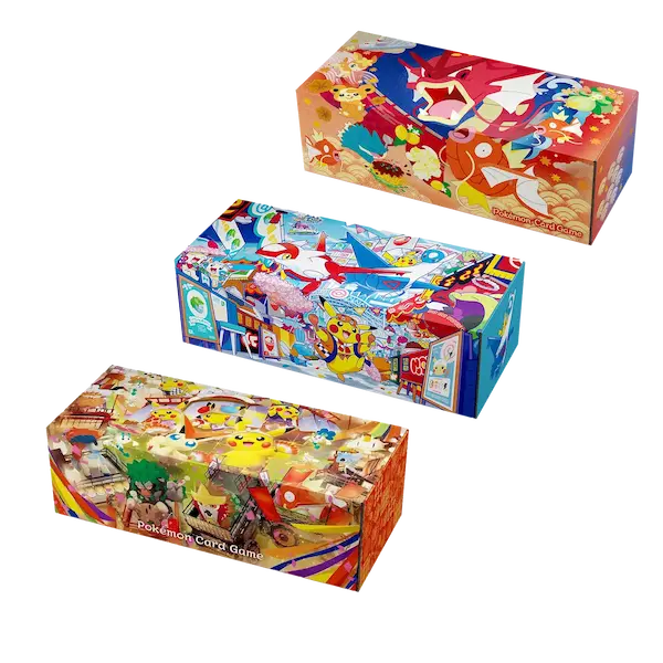Coffret Pokémon Center Fukuoka Hiroshima Tohoku pack 3 éditions japonaises