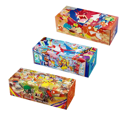 Coffret Pokémon Center Fukuoka Hiroshima Tohoku pack 3 éditions japonaises