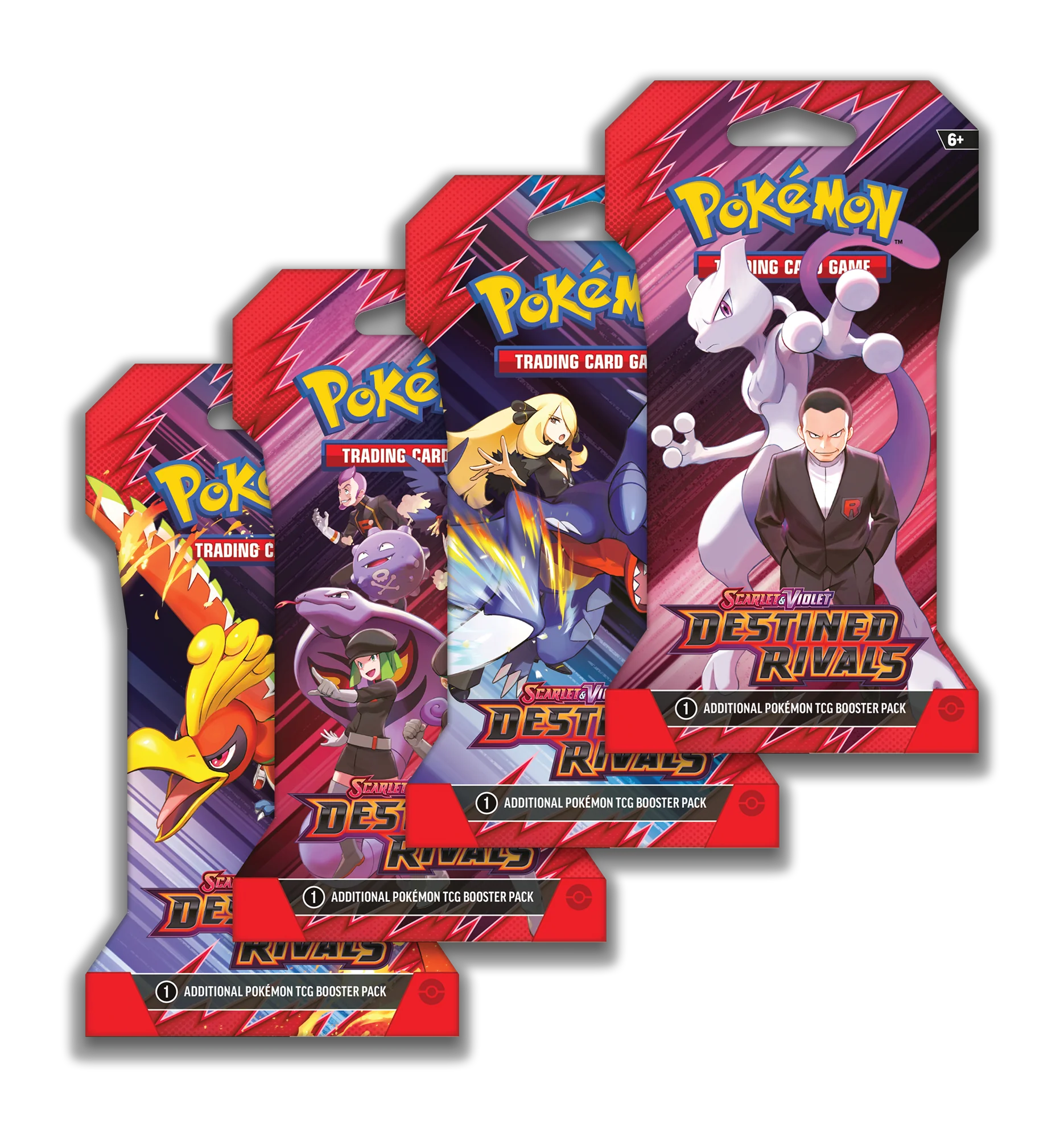 Sleeved Booster Pokémon Destined Rivals officiel

