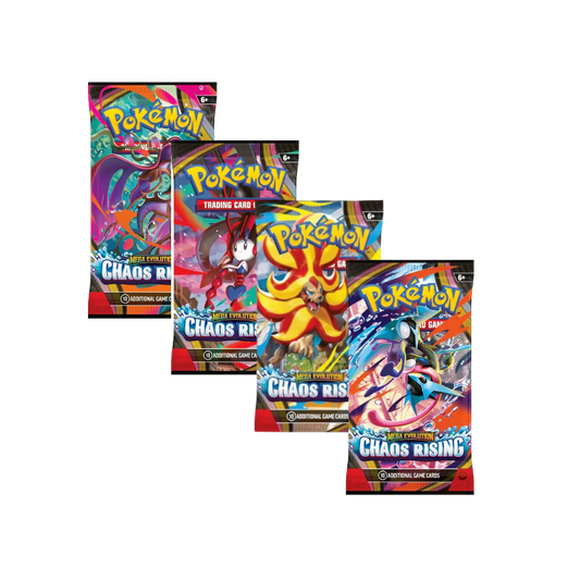 Booster Pokémon Méga-Évolution Chaos Rising ME04 ENG disponible au Maroc sur Collectorshop.ma