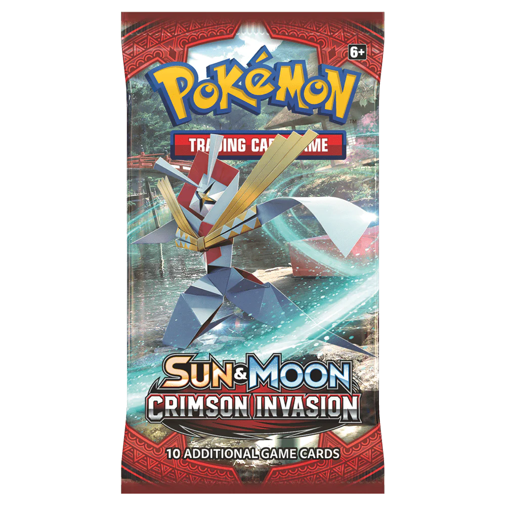 Booster Pokémon Sun & Moon - Crimson Invasion - Anglais - COLLECTORSHOP.MA