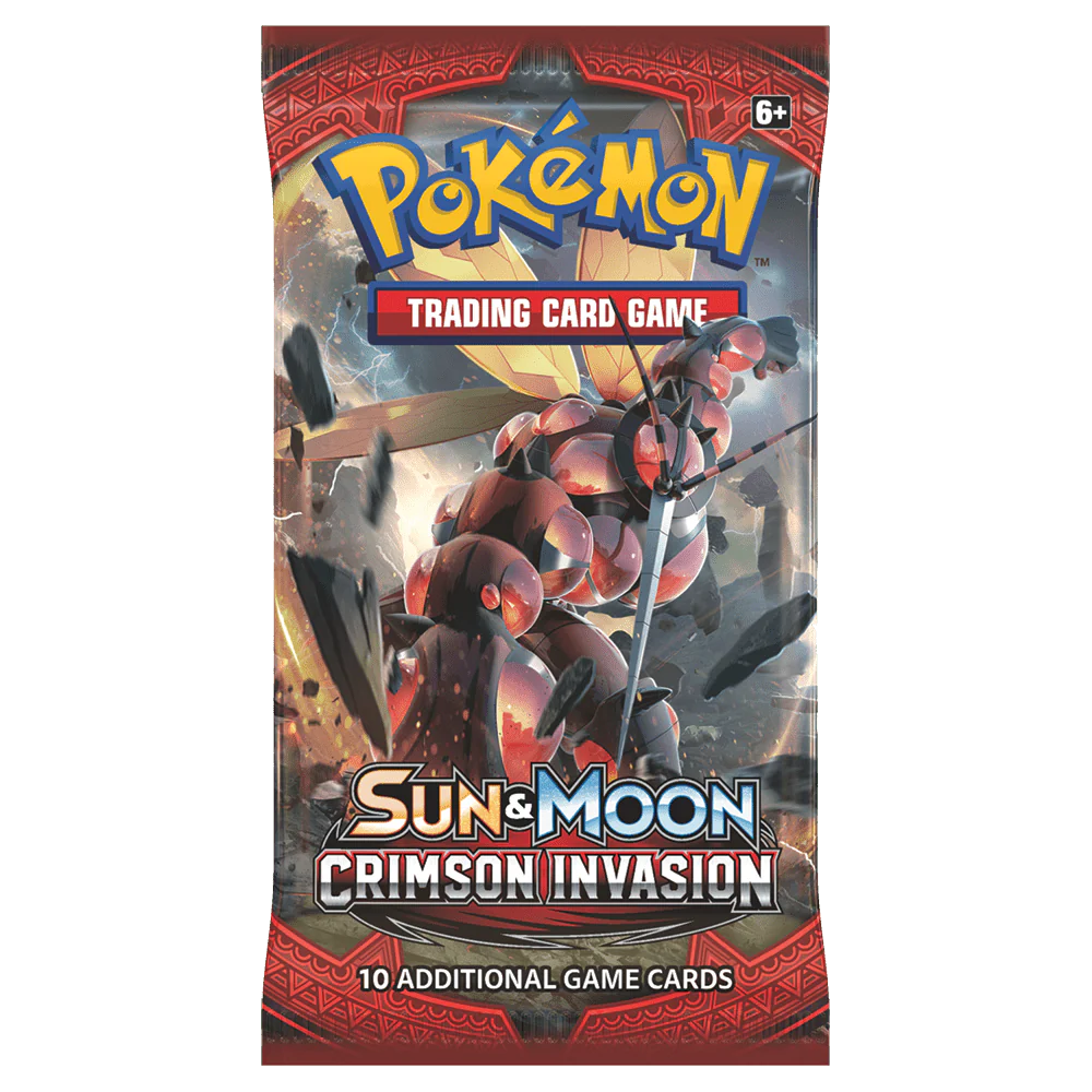 Booster Pokémon Sun & Moon - Crimson Invasion - Anglais - COLLECTORSHOP.MA