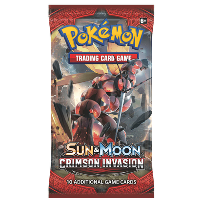 Booster Pokémon Sun & Moon - Crimson Invasion - Anglais - COLLECTORSHOP.MA