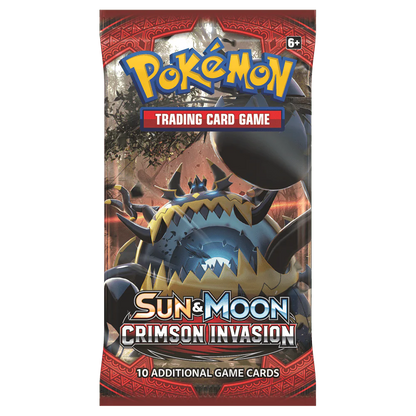 Booster Pokémon Sun & Moon - Crimson Invasion - Anglais - COLLECTORSHOP.MA
