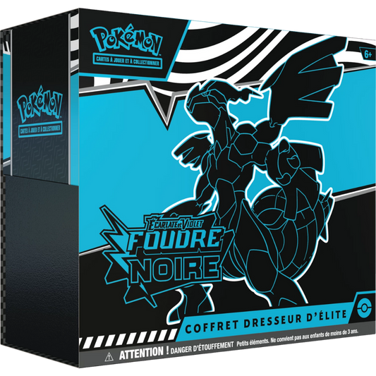 Coffret Dresseur d’Élite Pokémon ETB EV10.5 Foudre Noire officiel (FR)

