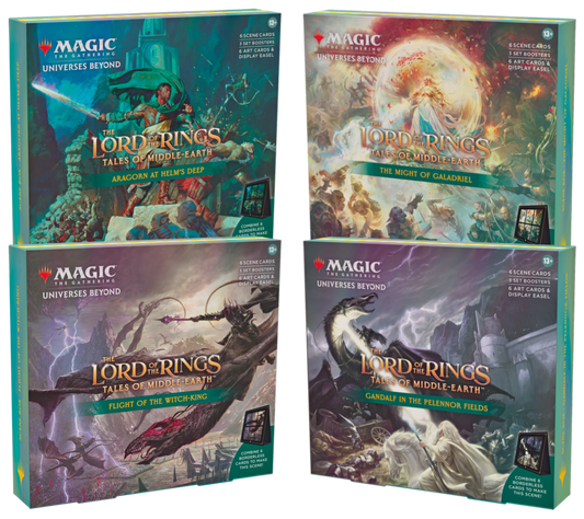 MTG LOTR Holiday Scene Bundle – 4 Sets officiels