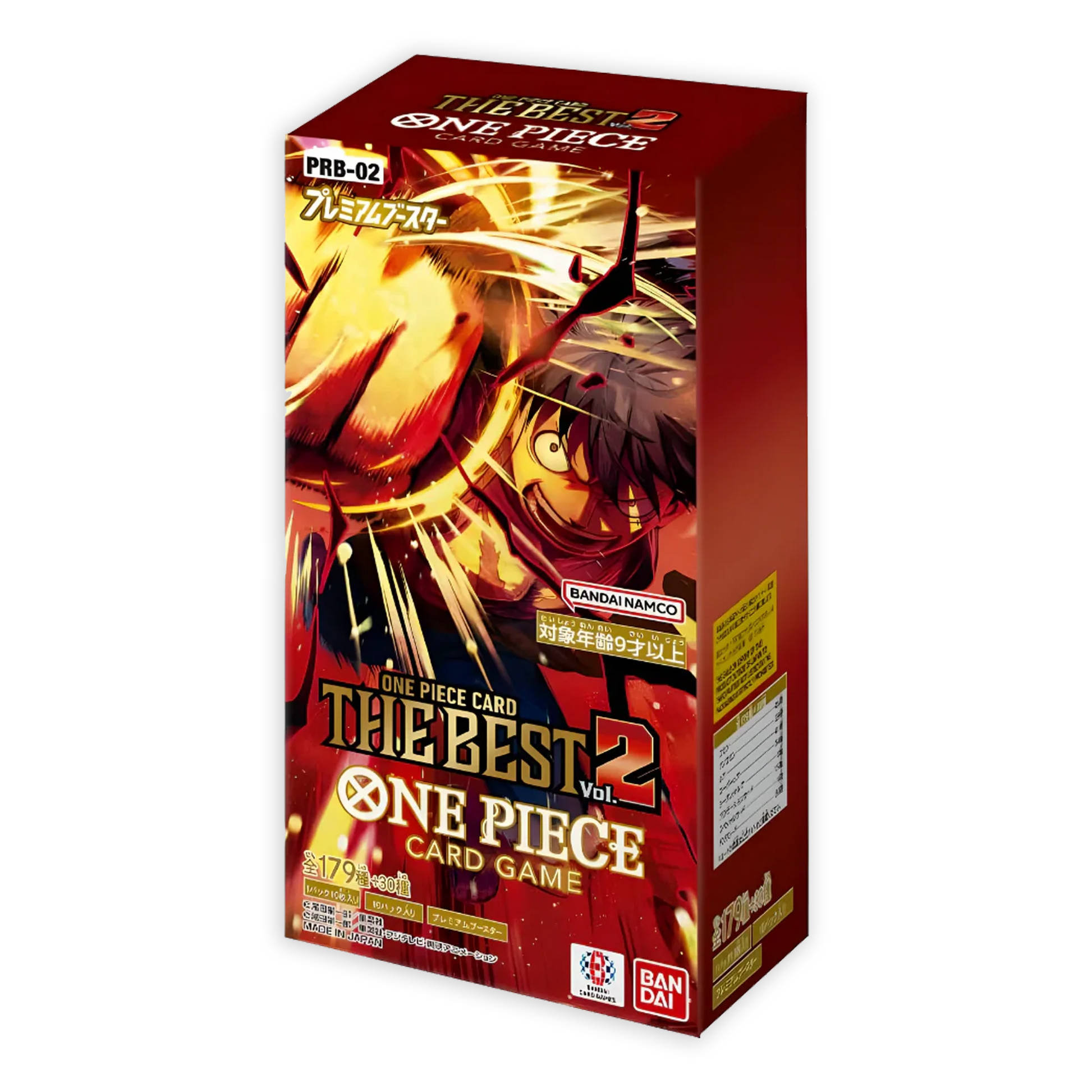 Booster Box One Piece TCG The Best Vol.2 PRB-02 version japonaise scellée Bandai