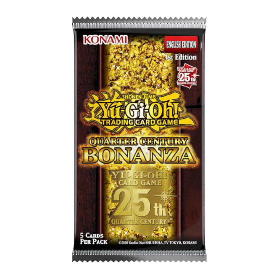 Booster Yu-Gi-Oh! Quarter Century Bonanza 25th Anniversary 1st Edition officiel disponible au Maroc sur Collectorshop.ma
