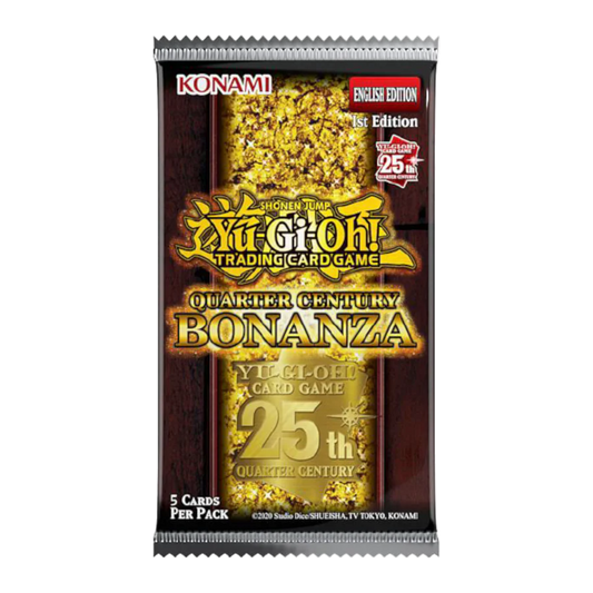 Booster Yu-Gi-Oh! Quarter Century Bonanza 25th Anniversary 1st Edition officiel disponible au Maroc sur Collectorshop.ma