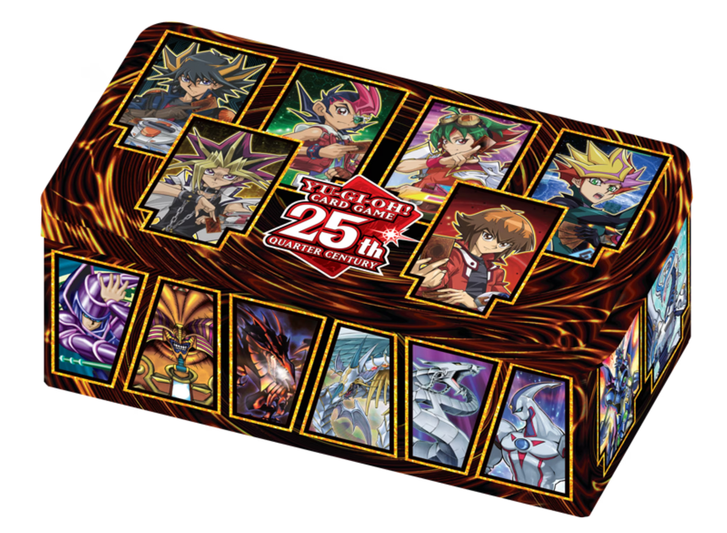 Yu-Gi-Oh! 25th Anniversary Tin Dueling Heroes tin box officielle en vente au Maroc sur Collectorshop.ma