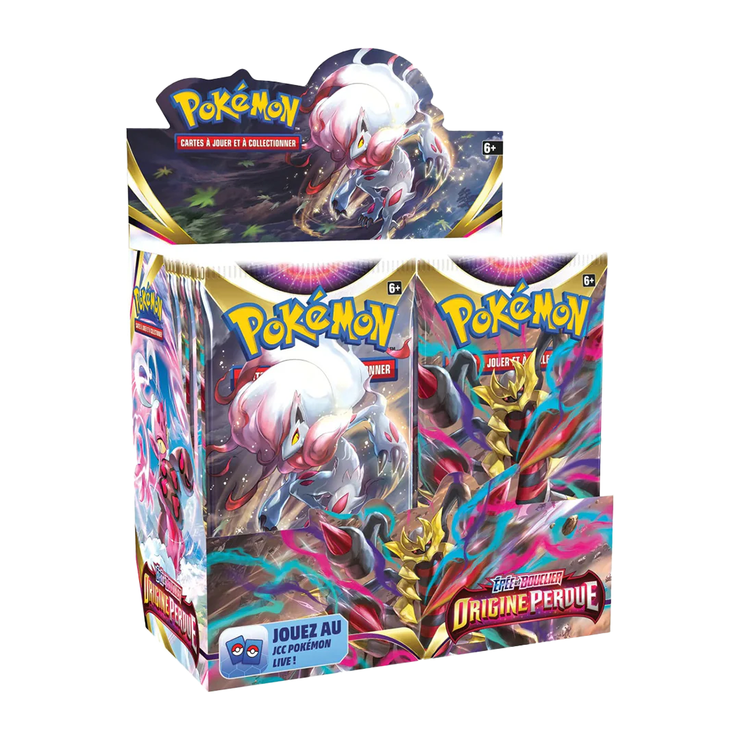 Display Pokémon Origine Perdue FR – 36 boosters Épée & Bouclier disponibles au Maroc sur Collectorshop.ma