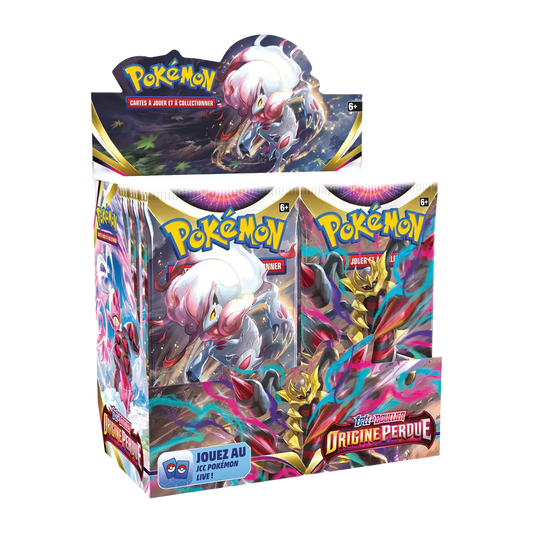 Display Pokémon Origine Perdue FR – 36 boosters Épée & Bouclier disponibles au Maroc sur Collectorshop.ma