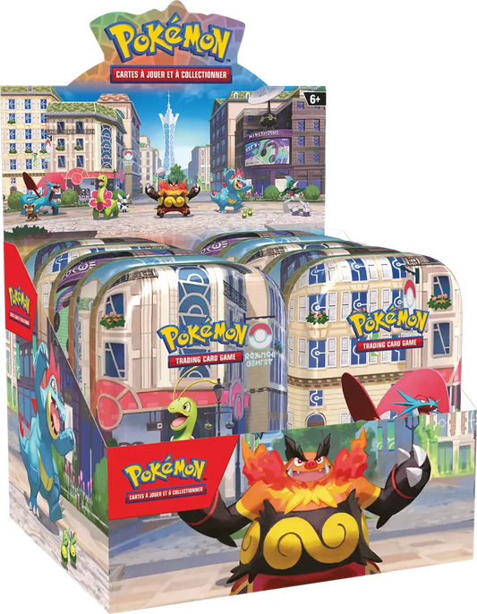 Display Pokémon Mini Tin Illumis FR officiel disponible au Maroc