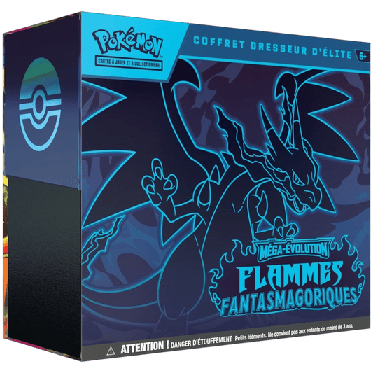 ETB Pokémon Méga-Évolution Flammes Fantasmagoriques ME02 française