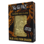 Yu-Gi-Oh! Blue Eyes Toon Dragon Gold Limited Edition – Carte métal plaquée or 24K

