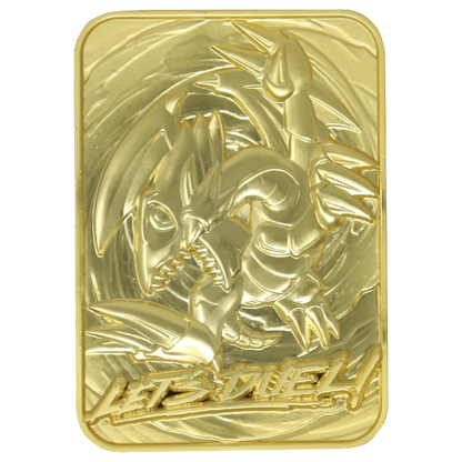 Yu-Gi-Oh! Blue Eyes Toon Dragon Limited Edition – Carte Métal Plaquée Or 24K | CollectorShop Maroc - COLLECTORSHOP.MA
