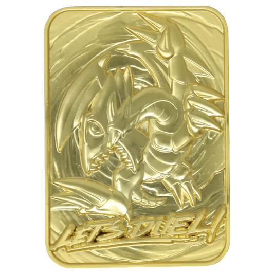 Yu-Gi-Oh! Blue Eyes Toon Dragon Limited Edition – Carte Métal Plaquée Or 24K | CollectorShop Maroc - COLLECTORSHOP.MA
