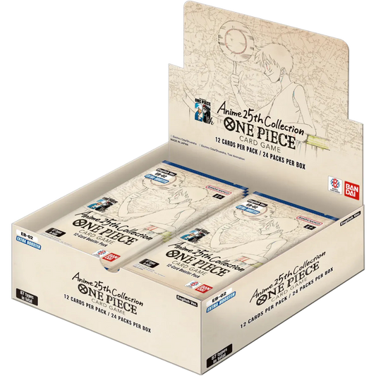Display One Piece TCG EB-02 – 25th Anime Collection | Collectorshop Maroc - COLLECTORSHOP.MA