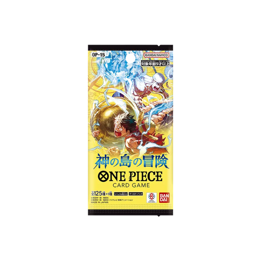 Booster One Piece OP-15 japonais Adventure on the Island of the Gods au Maroc sur Collectorshop.ma