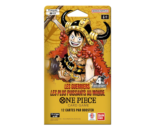 One Piece OP-17 The World’s Strongest Warriors Blister Booster Pack anglais 12 cartes