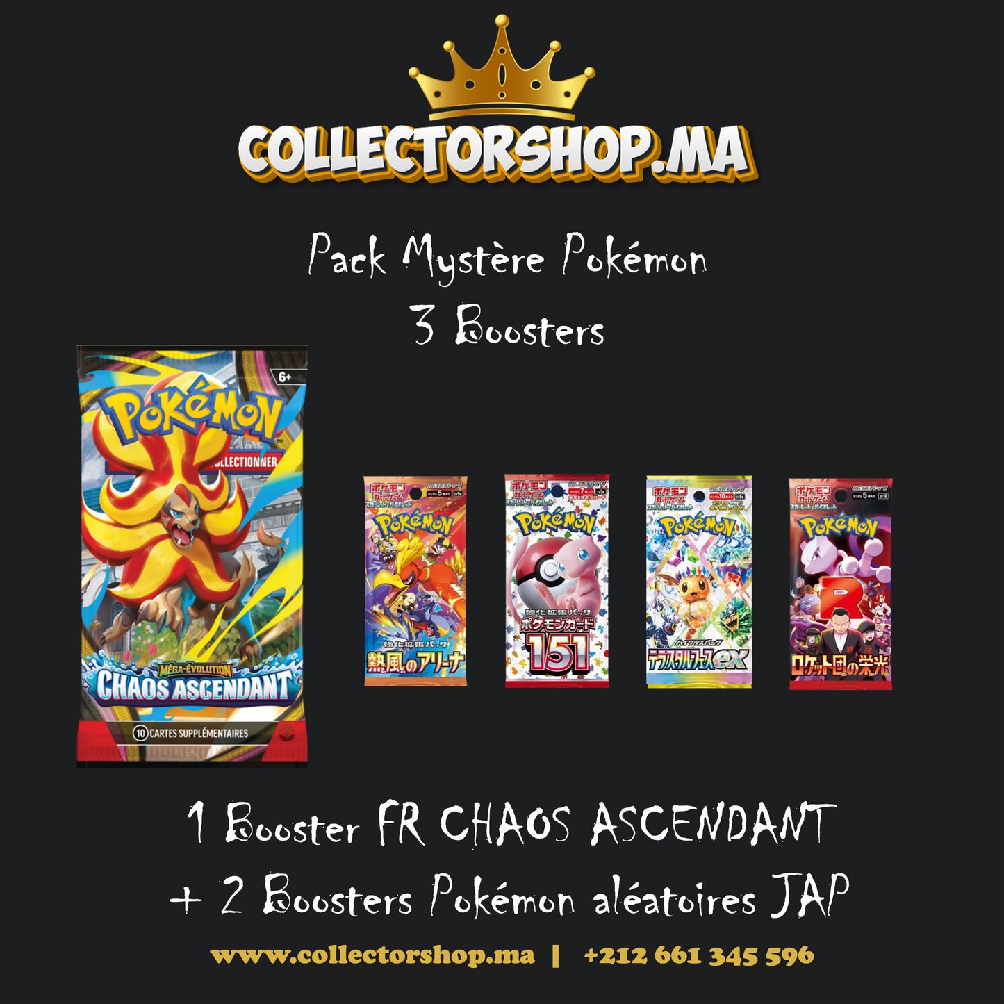 Pack Mystère Chaos Ascendant FR | Collectorshop.ma