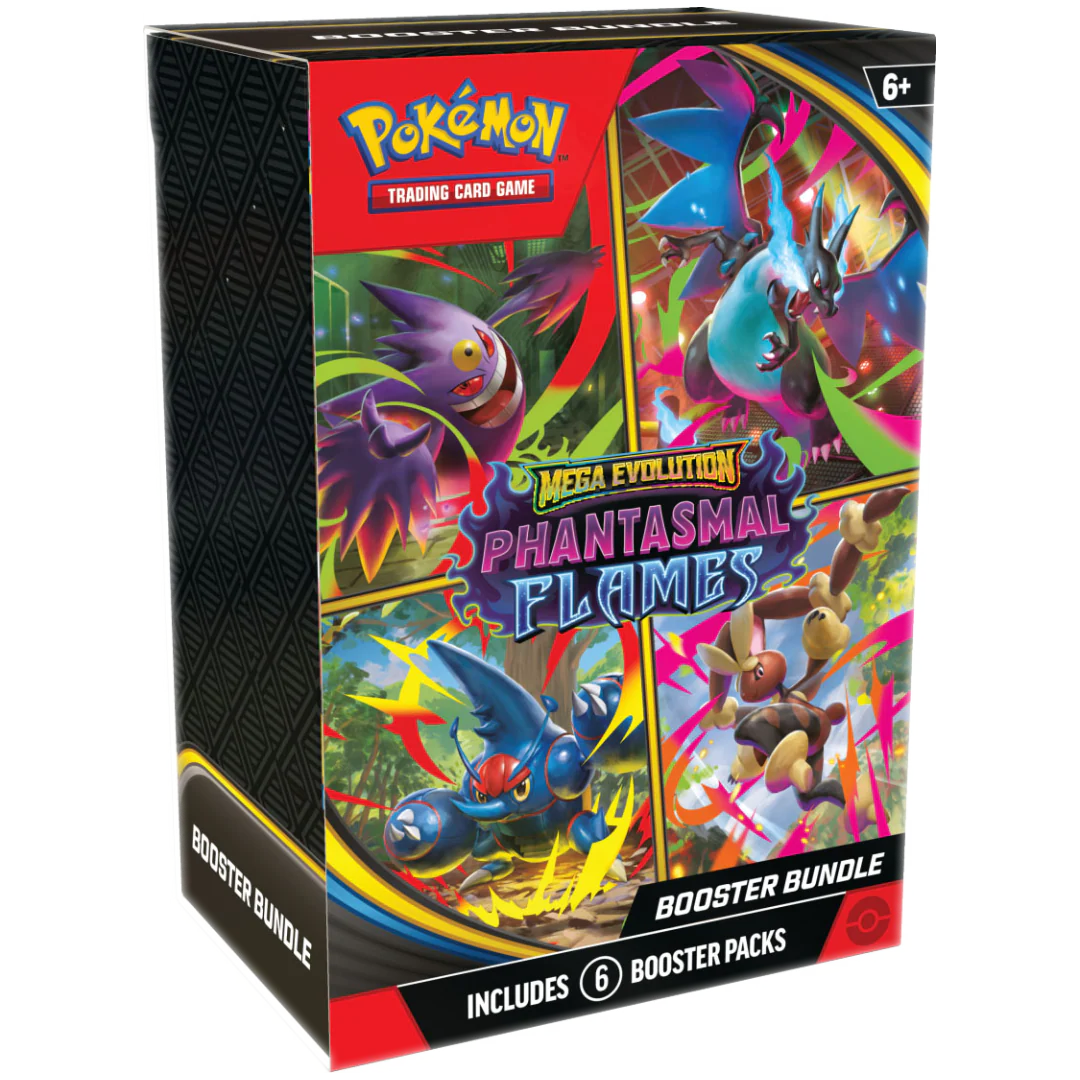 Pokémon Mega Evolution Phantasmal Flames 6-Pack Booster Bundle ENG en vente au Maroc sur Collectorshop.ma
