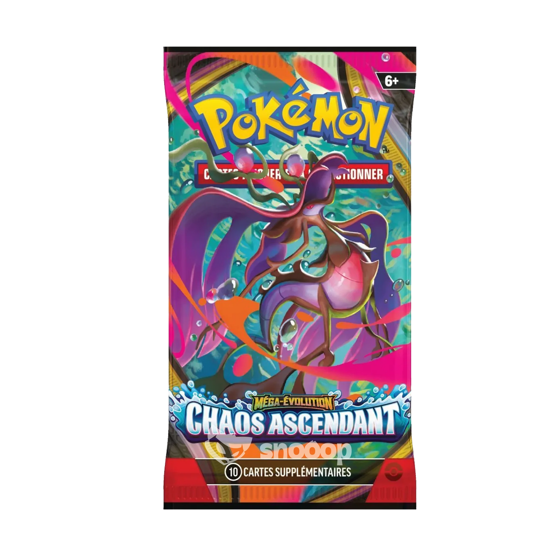Booster Pokémon Méga-Évolution Chaos Ascendants ME04 FR officiel disponible au Maroc sur Collectorshop.ma