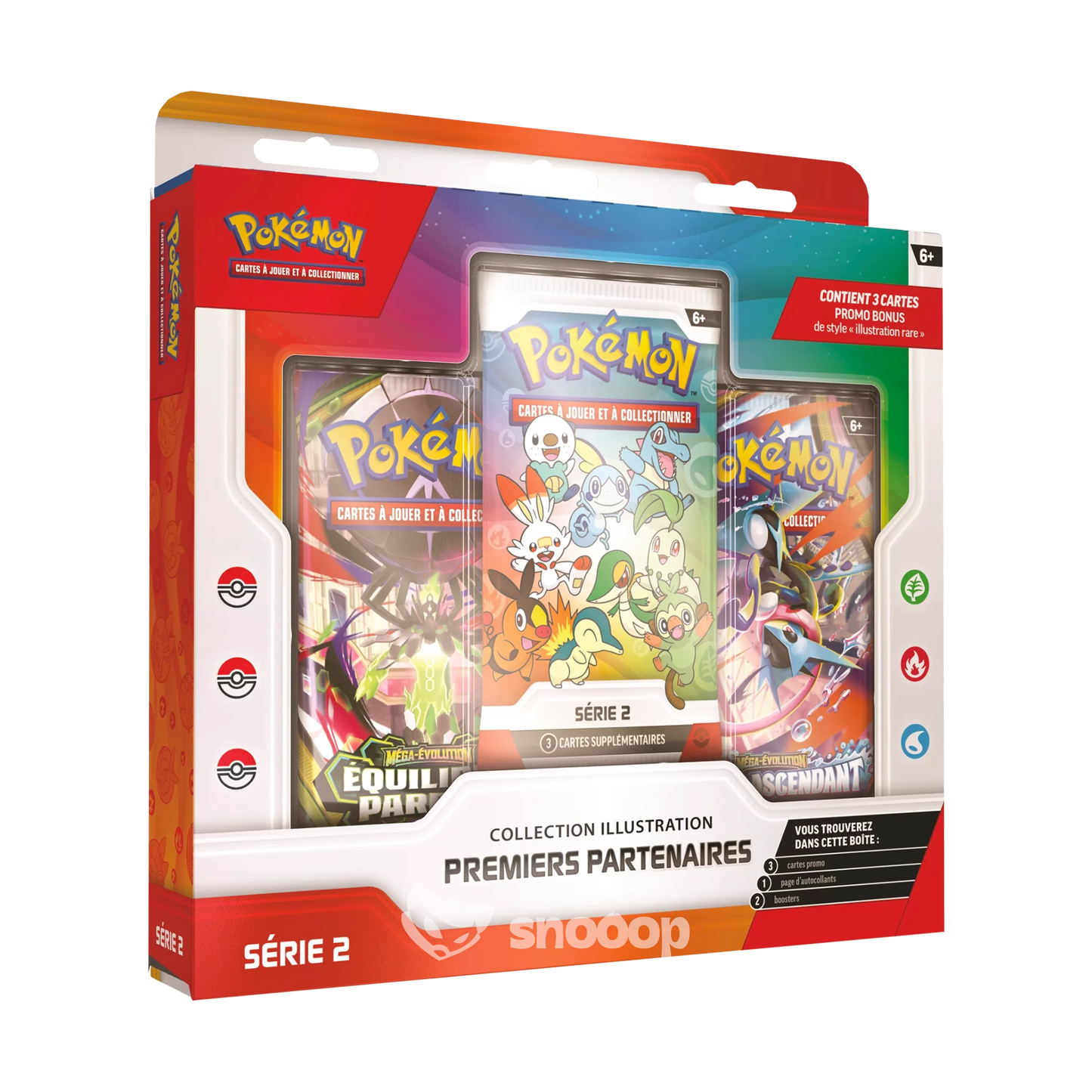 Coffret Collection Illustration Premiers Partenaires Série 2 Pokémon français